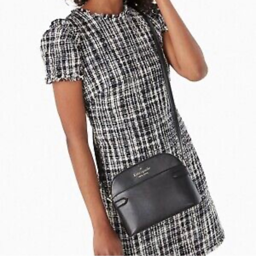 Kate Spade Staci Dome Crossbody in black NWT